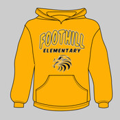 Foothill Arched - Youth Heavy Blend™ Hooded Sweatshirt
